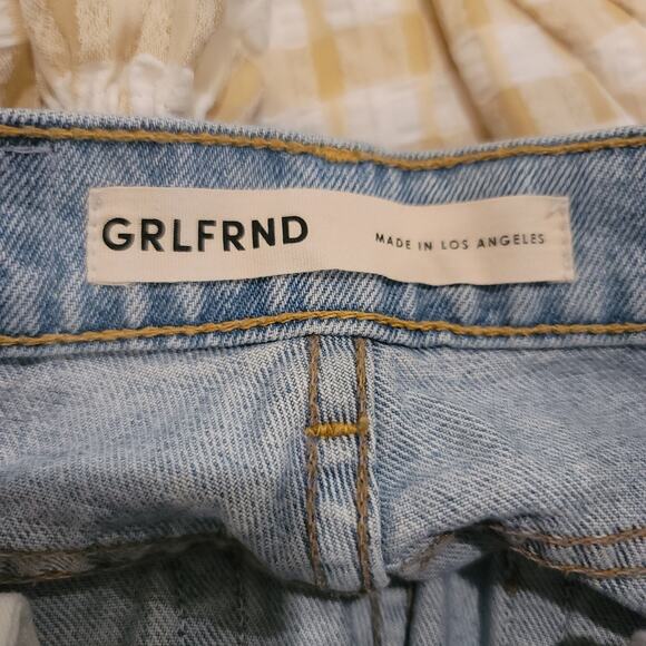 GRLFRND Cassidy Mid Rise Straight in Park Slope NWT Size 24 - Picture 7 of 9